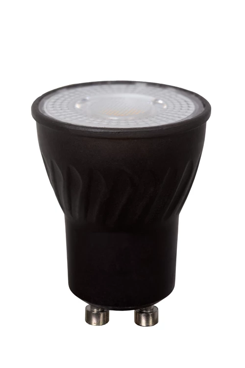 Lucide MR11 - Led bulb - Ø 3,5 cm - LED Dim. - GU10 (MR11) - 1x3,8W 2700K - Black - turned off